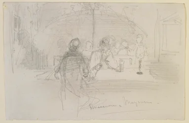 Cervecería en Maguncia, 1858