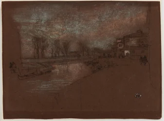Campo Sta. Marta - Noche de invierno, 1879-1880