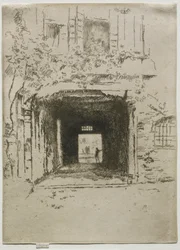 Entrada y vid, 1886