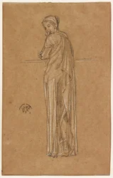 Figura Drapada de Pie, 1870-1873