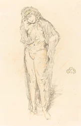 Figura drapeada, de pie, 1891