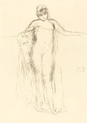 Modelo Drapada, de Pie, 1893