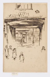 Drury Lane, c.1880-81 (aguafuerte; tinta sobre papel)