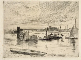 Mañana temprano, Battersea, 1861