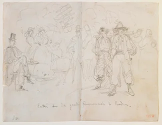 Entrada en el Gran Paseo en Baden, 1858
