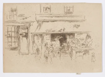 Exeter Street, c.1886-88 (aguafuerte; tinta sobre papel)