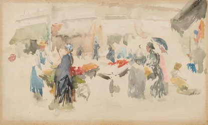 Mercado de flores: Dieppe