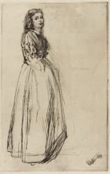 Fumette, de pie, 1859