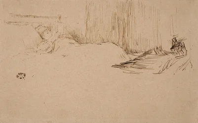 Niña Leyendo en la Cama, c.1882