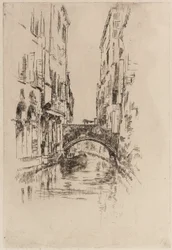 Góndola bajo un Puente, 1879-1880