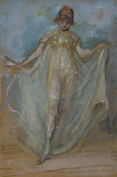 Verde y oro, la bailarina