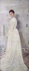 Armonía en blanco y azul, c.1860