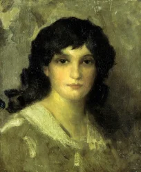 Cabeza de una joven, ca. 1890