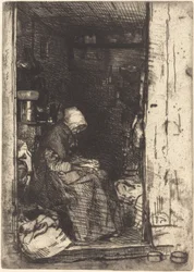 La Vieja con Harapos, 1858