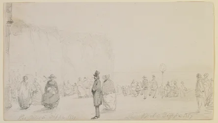 Las costas en Dieppe, 1857