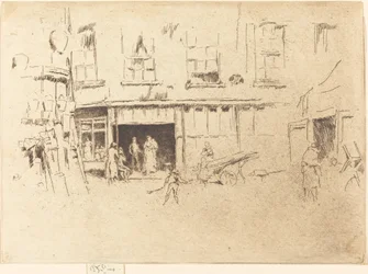 Pequeña corte, c. 1880-1881