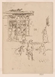Mármoles, c.1886-88 (aguafuerte; tinta sobre papel)