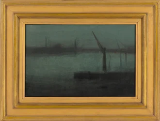 Nocturno: Azul y plata--Battersea Reach