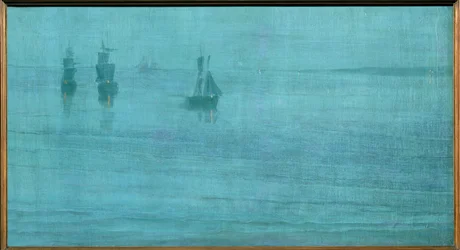 Nocturno, The Solent ... (pintura sobre lienzo)