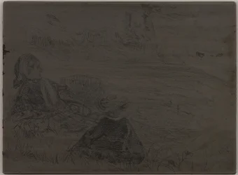 Niñera y niño, 1859