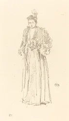 Estudio de retrato: Srta. Charlotte R. Williams, 1892