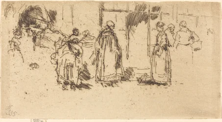 Mercado de Aves, Loches, 1888
