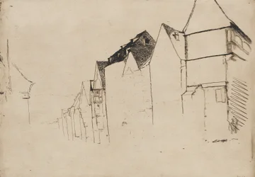 Boceto de casas, 1858