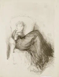 Estudio: Maud sentada, 1878