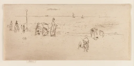 La playa, Ostende, 1887