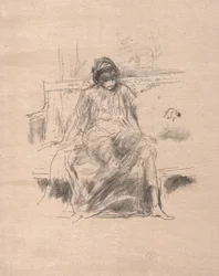 La figura drapeada sentada, 1893
