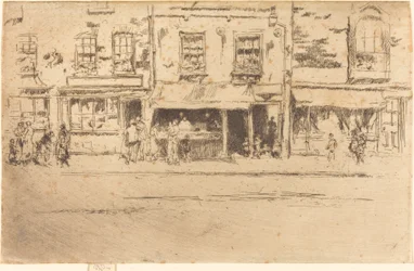 La pescadería, Chelsea ocupada, 1887