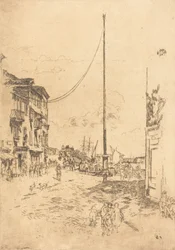 El pequeño mástil, 1880
