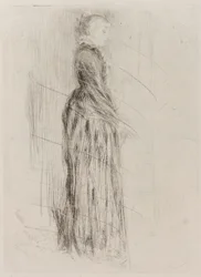 El pequeño vestido de terciopelo, 1873