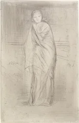 El modelo descansando, 1870