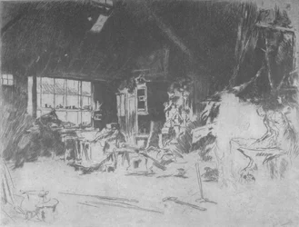 La herrería, 1880, 1904
