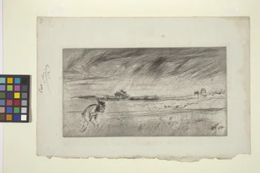 La tormenta (punta seca)