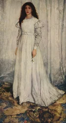 La muchacha de blanco, 1862