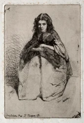 Doce grabados de la naturaleza: Fumette, 1858