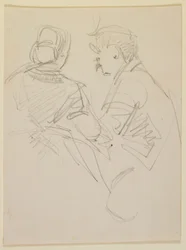 Dos figuras, 1858