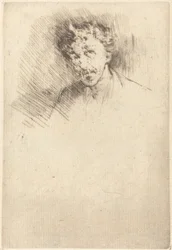 Whistler con el mechón blanco, 1879