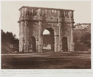 Arco de Constantino, Roma, c. 1858