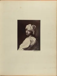 Guido Reni, Beatrice Cenci. (Galería Barberini) según el dibujo de Rocchi