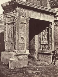 El Arco de Septimio Severo en el Velabro, llamado el Arco de los Orfebres