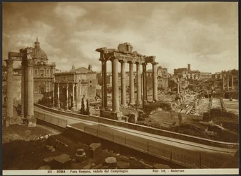 El Foro Romano, visto desde la Capital