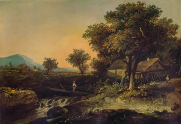 Un viejo molino, c. 1840