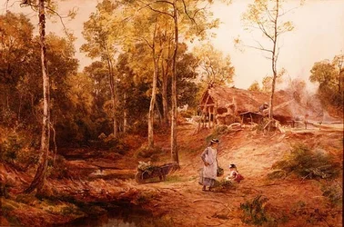 Otoño en un bosque de Gloucestershire