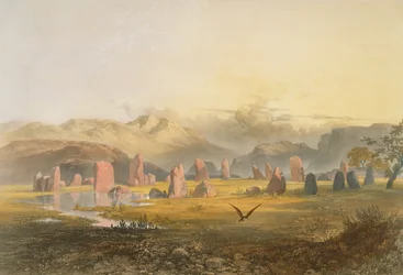 Círculo de piedras de Castlerigg cerca de Keswick, de 