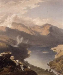 Grasmere desde Langdale Fell (detalle)