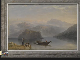 Lago Maggiore (?) (óleo sobre lienzo)