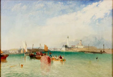 El puerto, Littlehampton, 1851
